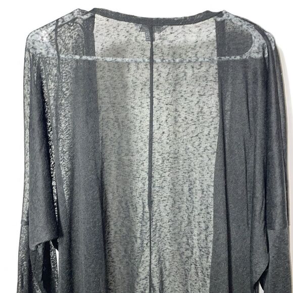 Curfew think translucent long open sweater - Picture 5 of 7